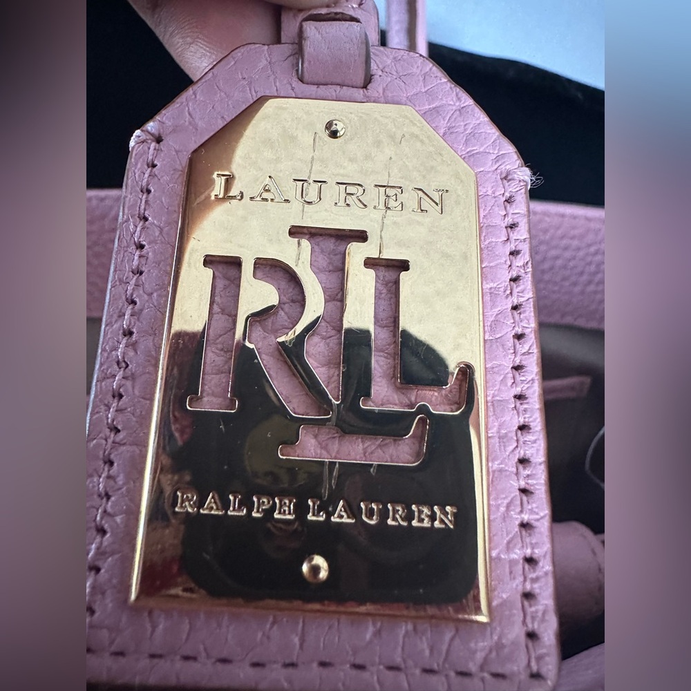 Ralph Lauren Soft Pink Satchel - Picture 4 of 6